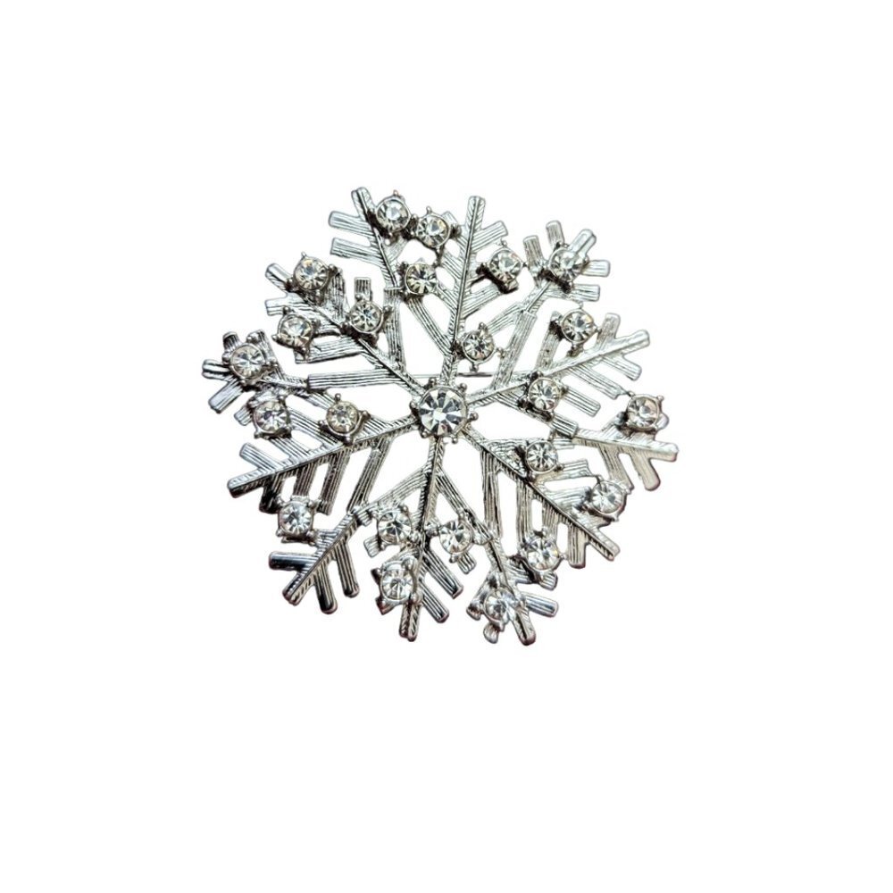 Christmas Snowflake Brooch